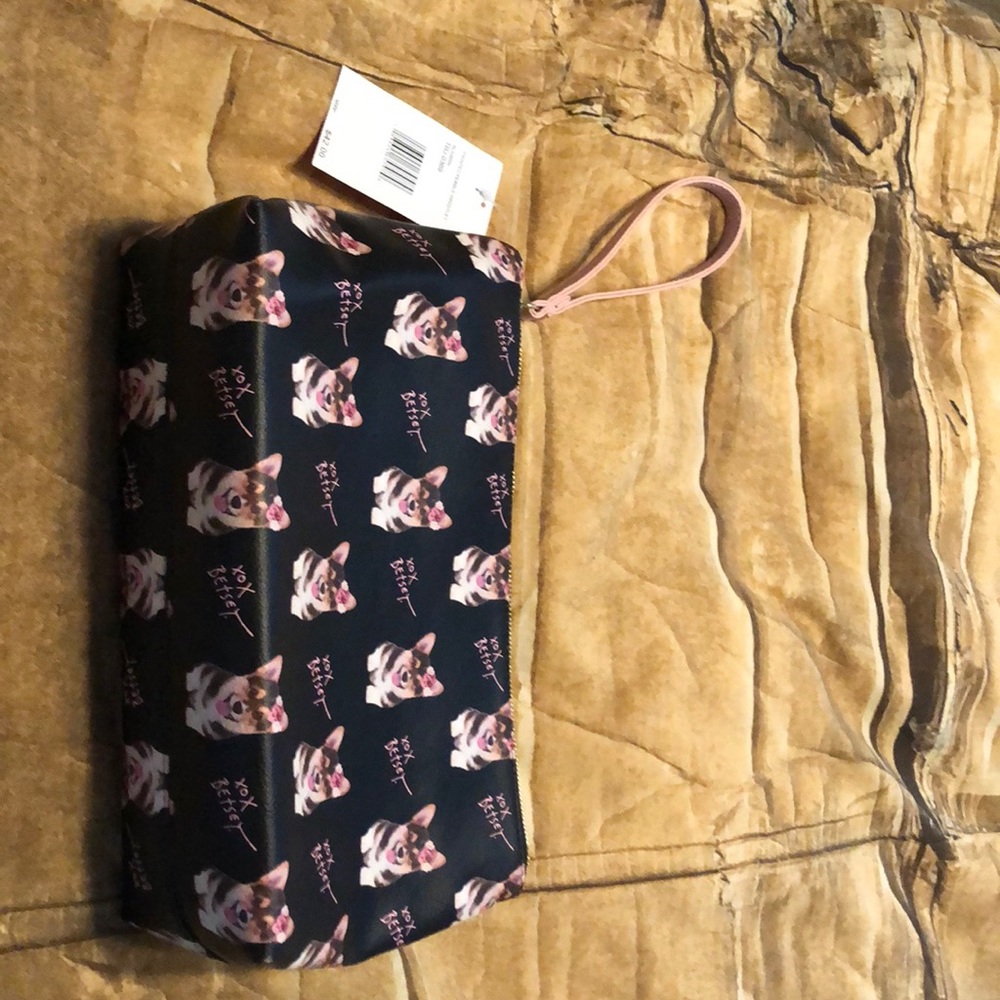 Betsey Johnson Clutch w/ Wristlet
